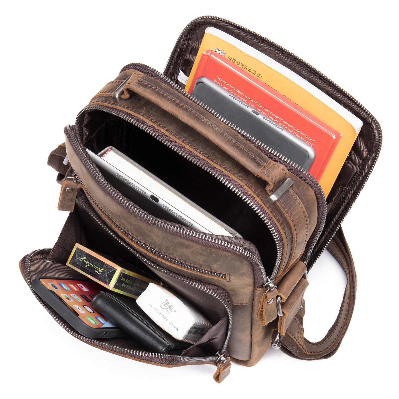 Small Messenger Bag: Murse Man Purse, Mens Bag