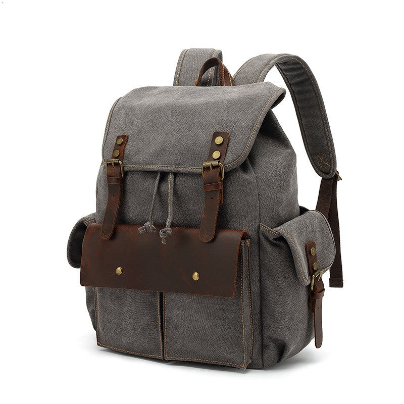 Canvas Backpack Travel Backpack Weekender Backpack