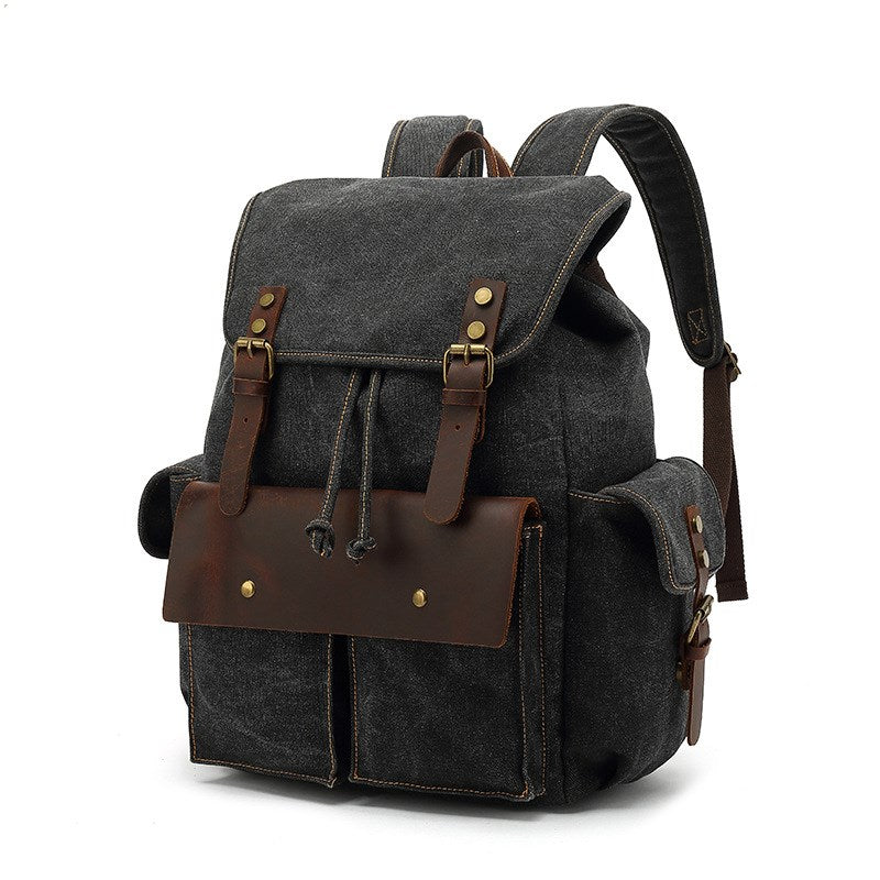 Canvas Backpack Travel Backpack Weekender Backpack
