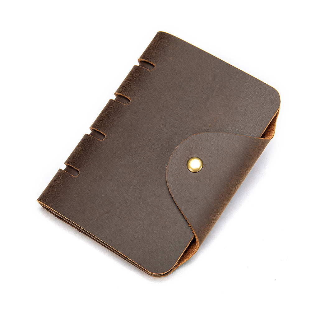 Full Grain Leather Wallet Refid Wallet Passport Wallet